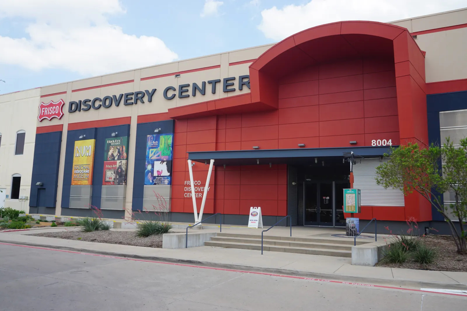 Frisco Discovery Center exterior in Frisco, Texas