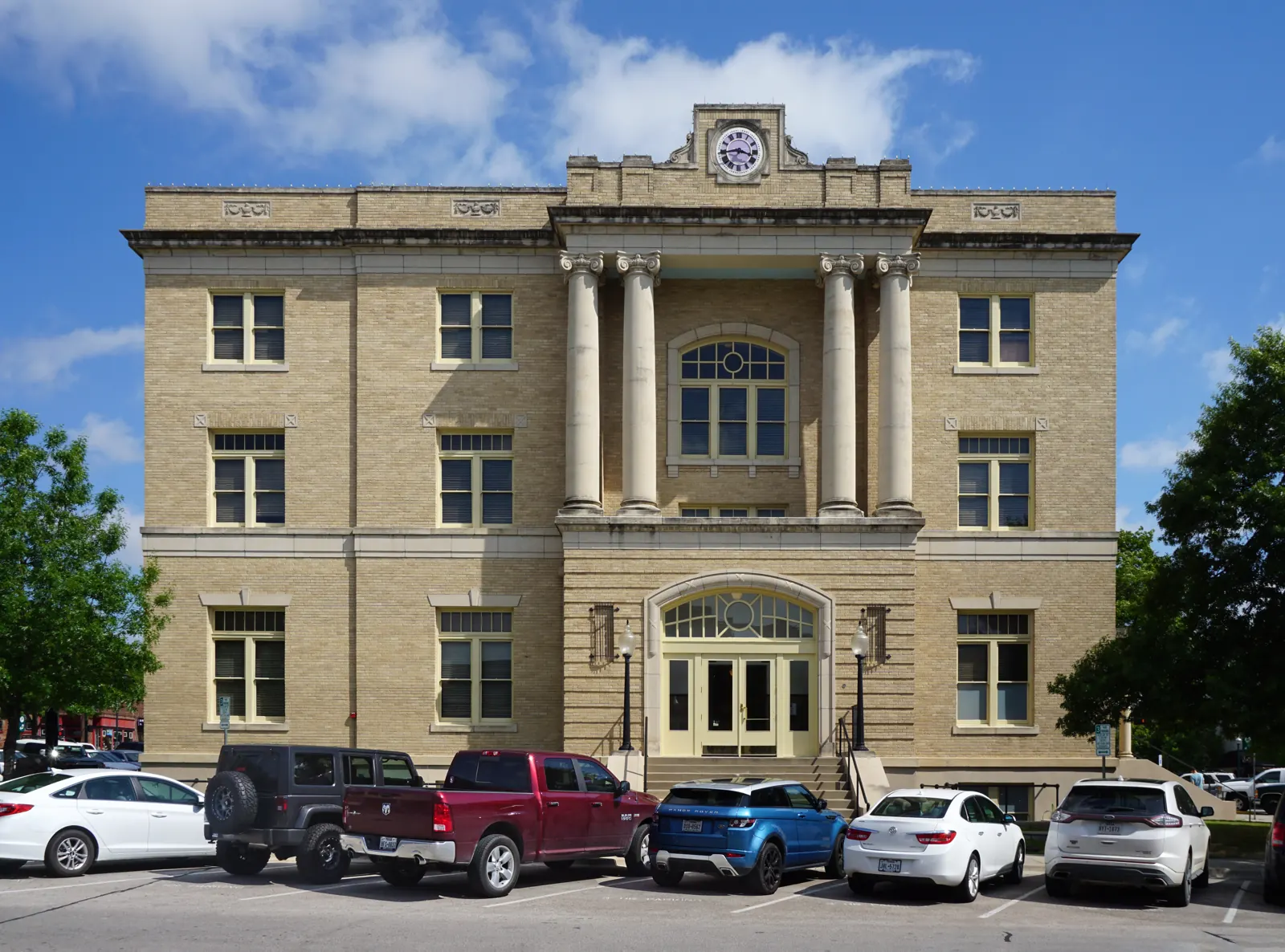 Historic Collin County Courthouse on the square in downtown McKinney, Texas