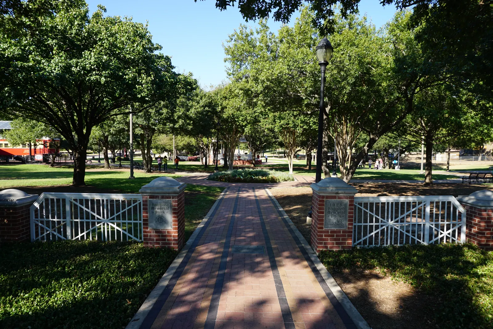 Haggard Park in downtown Plano, Texas