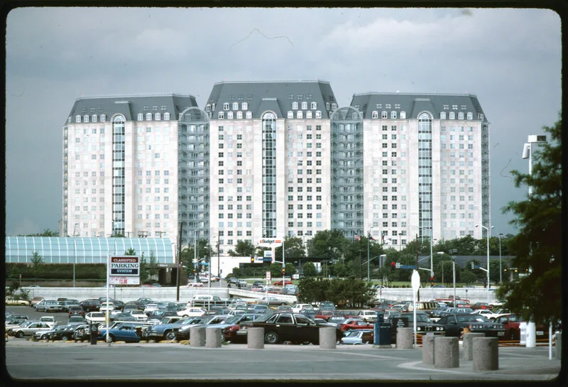 The Crescent exterior in Uptown Dallas